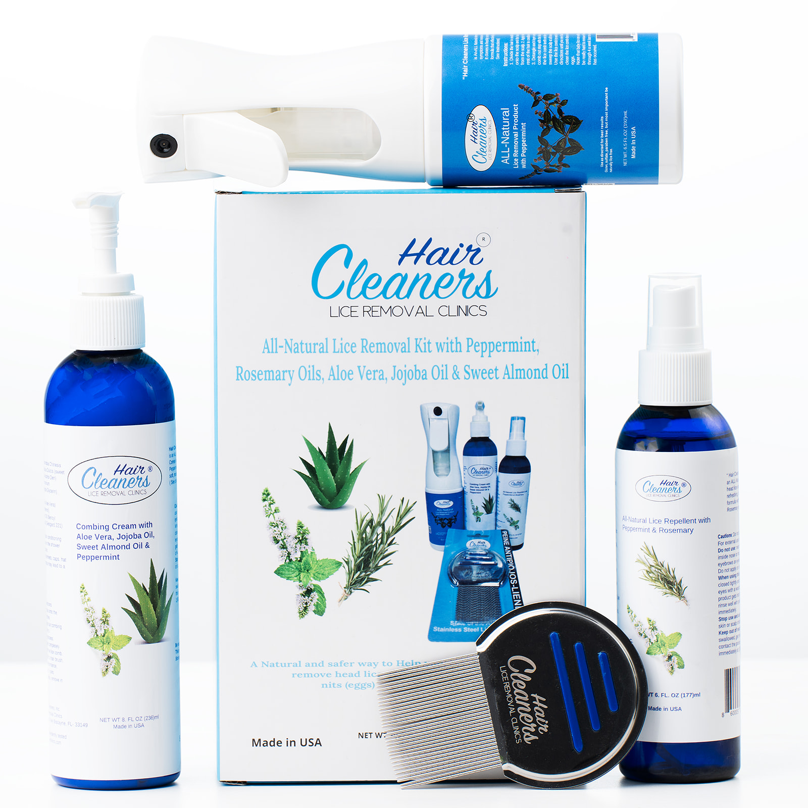 Hair Cleaners Lice treatment kit